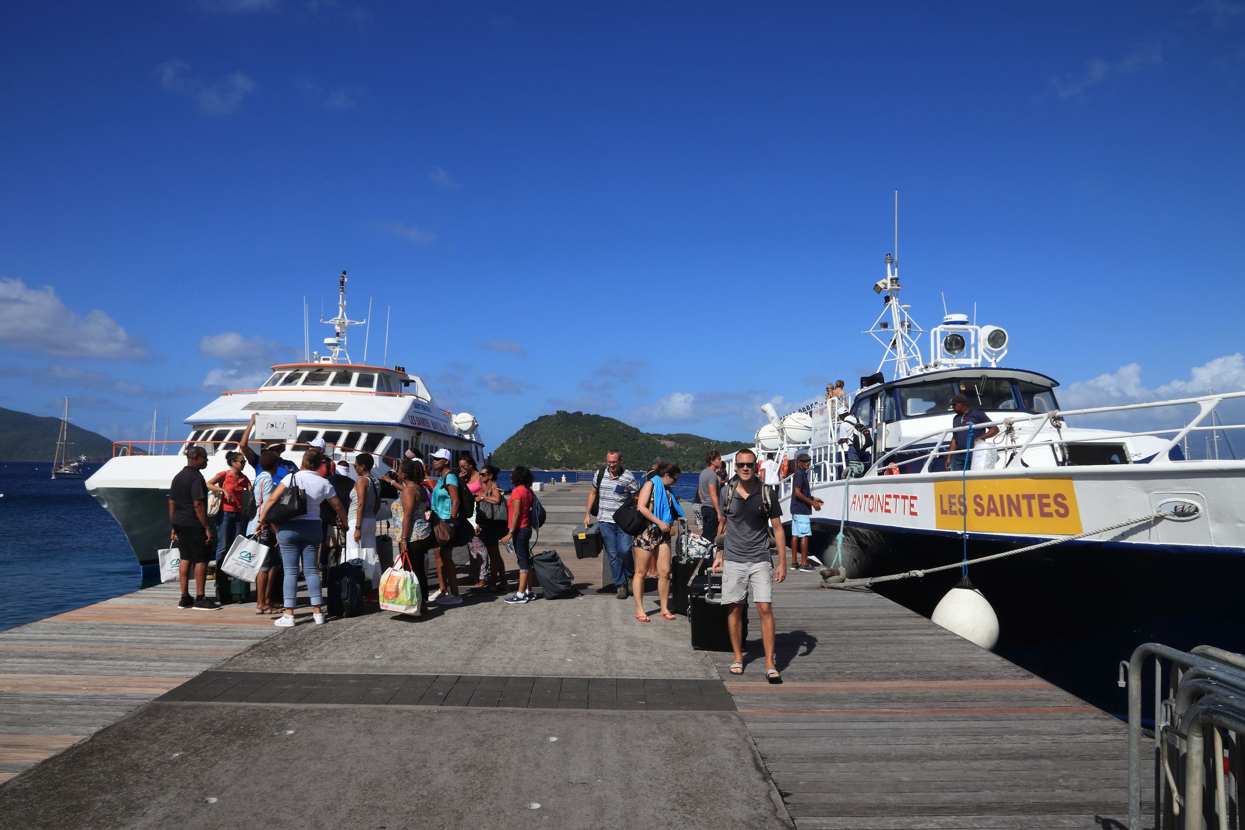 Guadeloupe Les Saintes boats